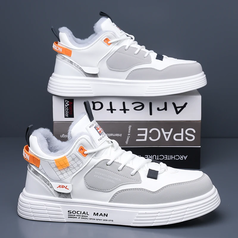 

Новая спортивная обувь из хлопка с высоким берцем для молодежи мужчин, модный бренд высококачественной повседневной мужской обуви