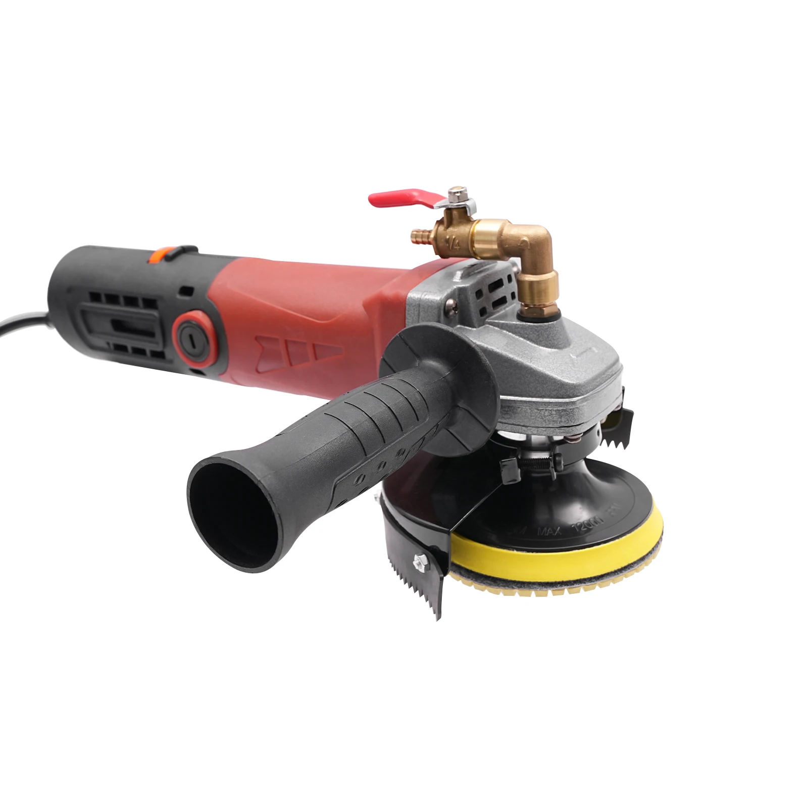 860W Handheld Wet Polisher Adjustable 6 Speed Buffing Machine  Concrete Stone Tool  for Granite/Marble Countertop