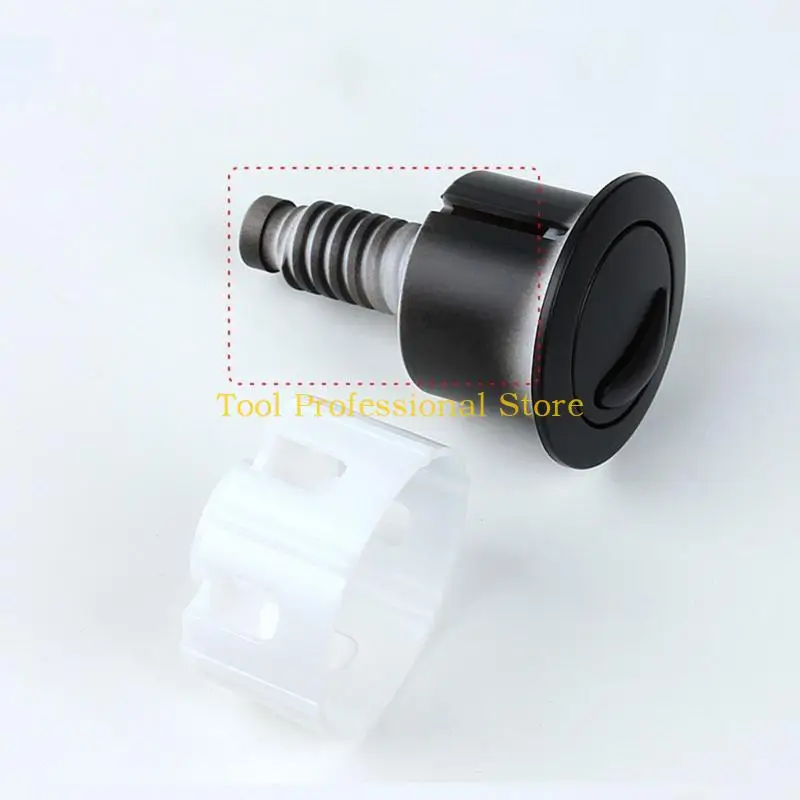 57QF Round Toilet Tank Flush Button Adjustable Toilet Water Tank Button Double Push Flushing Button Toilet Accessories