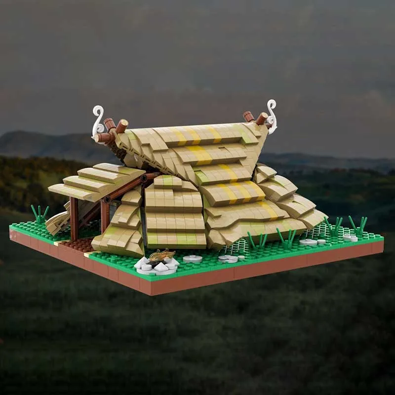 Modelo de Castillo Medieval Moc, bloques de construcción, casa antigua, tecnología de modelo, ladrillo, montaje artesanal, juguete de construcción, regalos de vacaciones