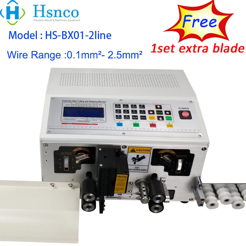 Automatic Wire Stripping Machine Electric Cable Peeling Machine 0.1- 2.5mm2 Wire Stripping Peeling Cutting Machine Cable Cutter