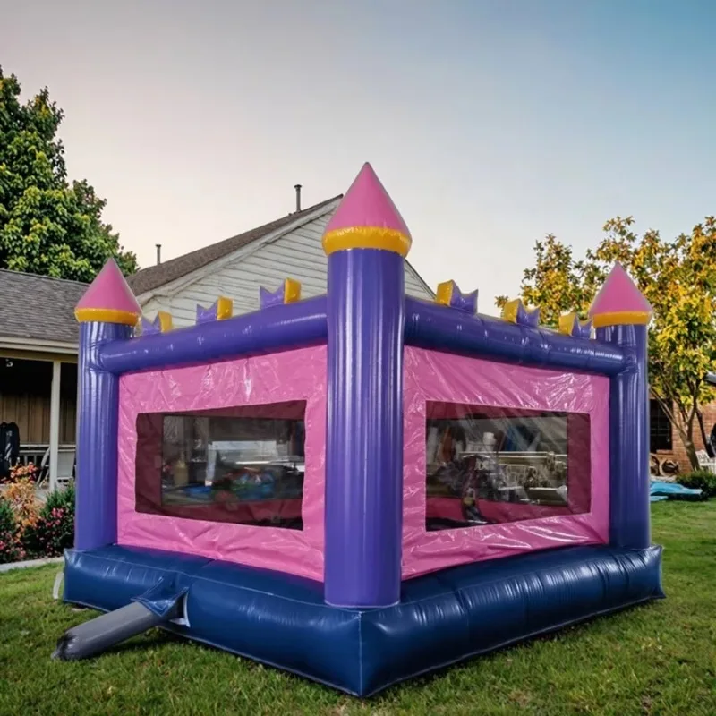 Purple Castle Children's China  Jump   Castle Commercial Inflatable Game