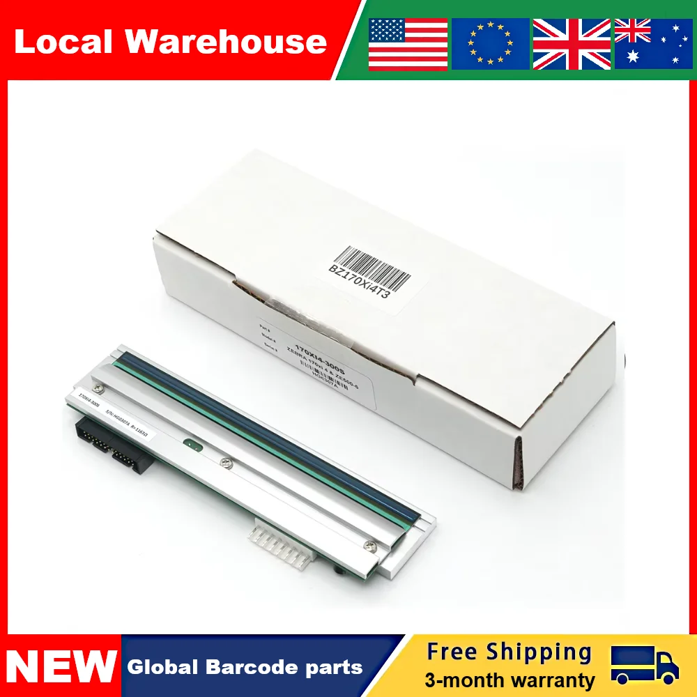 

Печатающая головка 300dpi для термопринтера этикеток Zebra 170Xi4 170XilV, артикул: P1004237