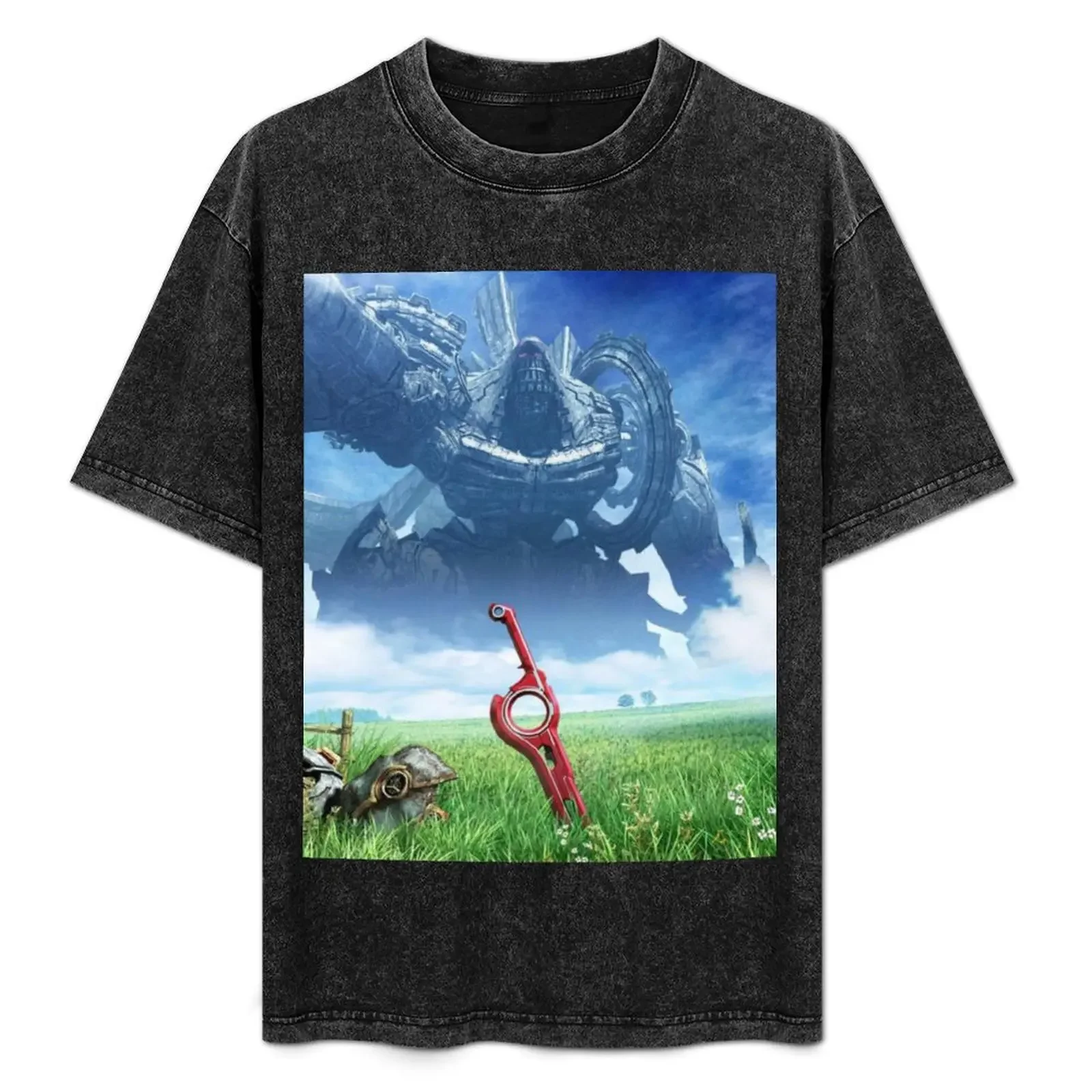 

xenoblade-chronicle T-Shirt essential t shirt blanks custom t shirt vintage t shirt men