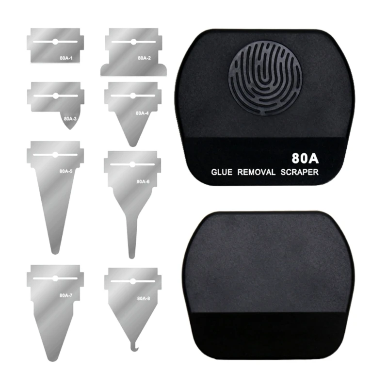 H7EA Innovative Adhesive Scraping Device Scrapers Sticky Stuff Removers Strong Magnets Effective and Easy Repair