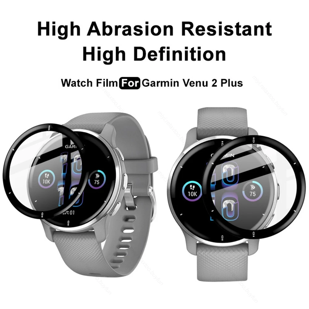 1-3PCS 9D Soft Protective Glass For Garmin Venu2 Venu 2 Plus 2Plus 2+ Venu2Plus Venu2+ 2S Venu2S Curved Screen Protectors Film