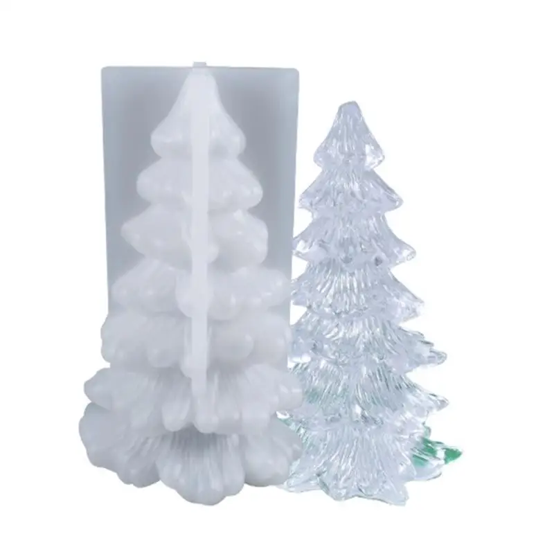 A52E Christmas Tree Ornaments Mold Epoxy Plaster Mold Making Jewelry Craft