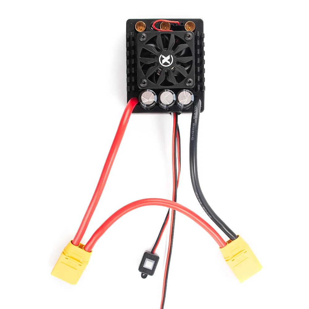 XC-ESC c6 200a esc sem escova suporte 3s ~ 8s bateria lipo para 1/7 1/6 rc modelo carro deserto caminhão monstro acessórios