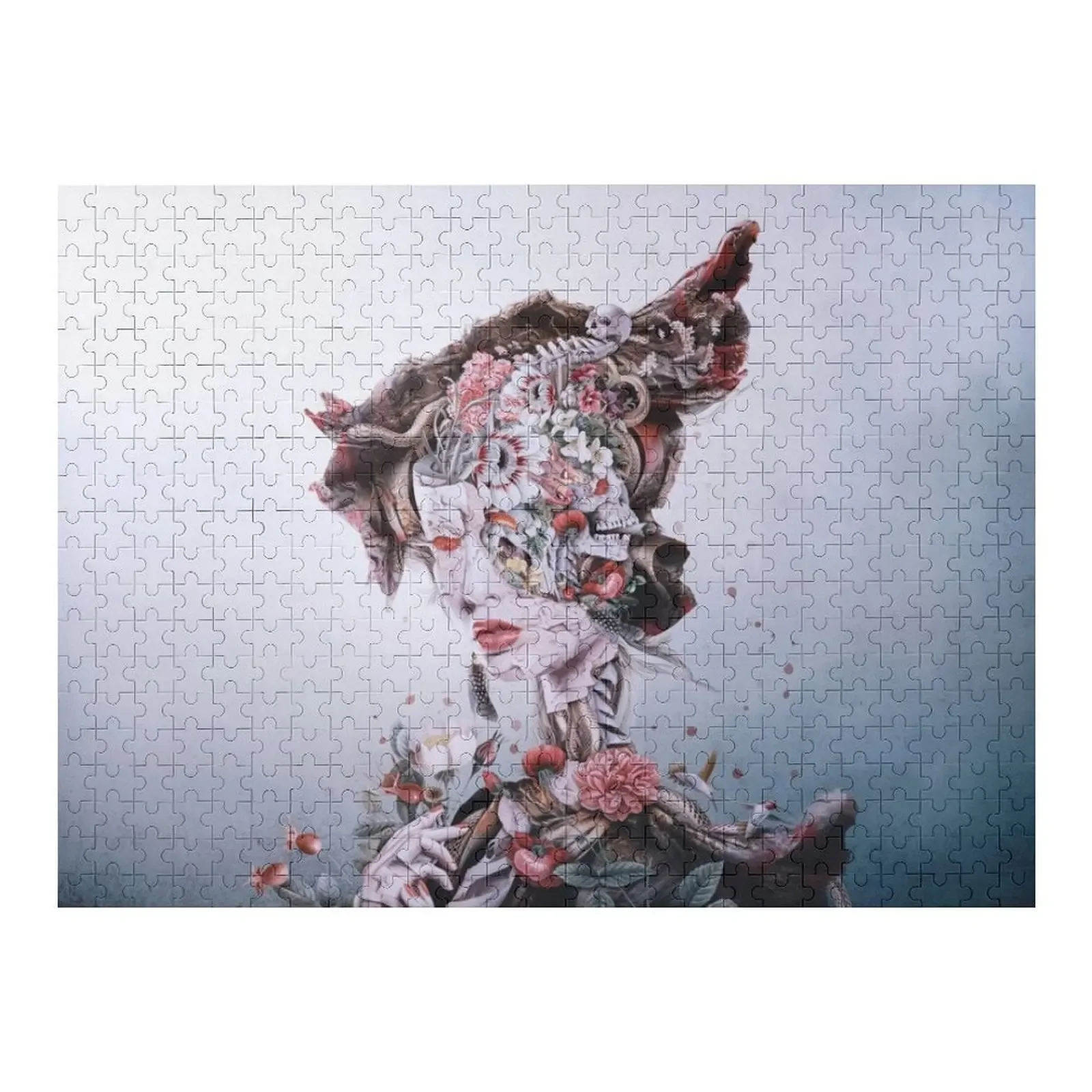 Scatole di legno del puzzle della regina surreale personalizzate per il puzzle dei bambini