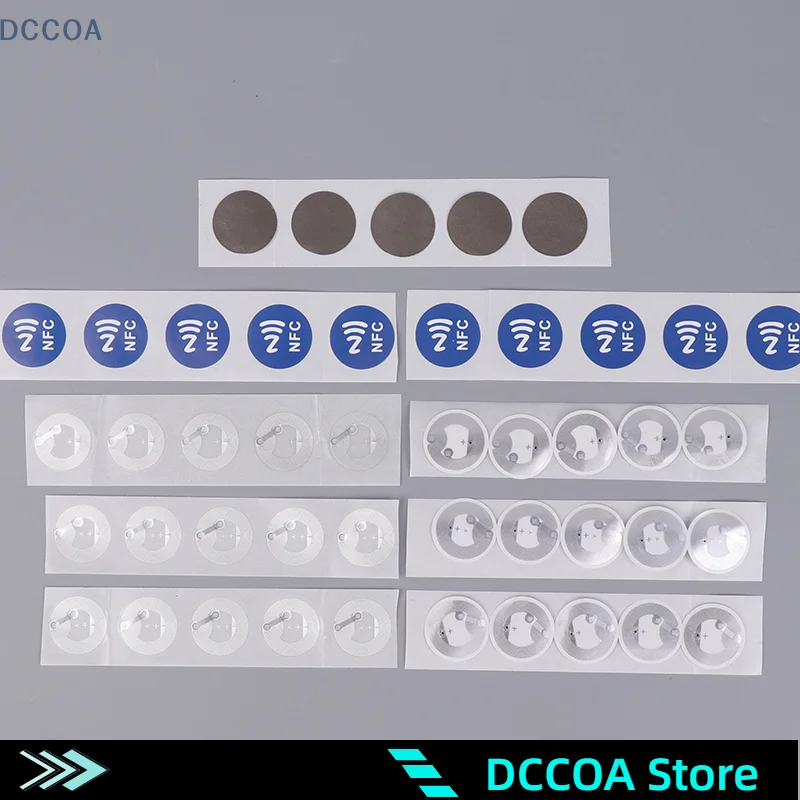 1/20/50 個書き換え可能な秘密キー NFC ラベルステッカー RFID バッジラベルステッカー電子 NFC タグ