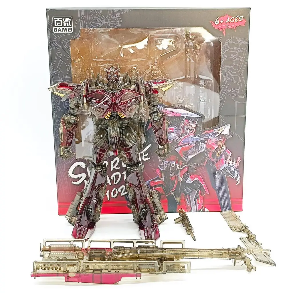 Figura de acción de Transformers TW-1024, Sentinel TW1024A, transparente, TW1024, KO SS, Robot de película, en STOCK