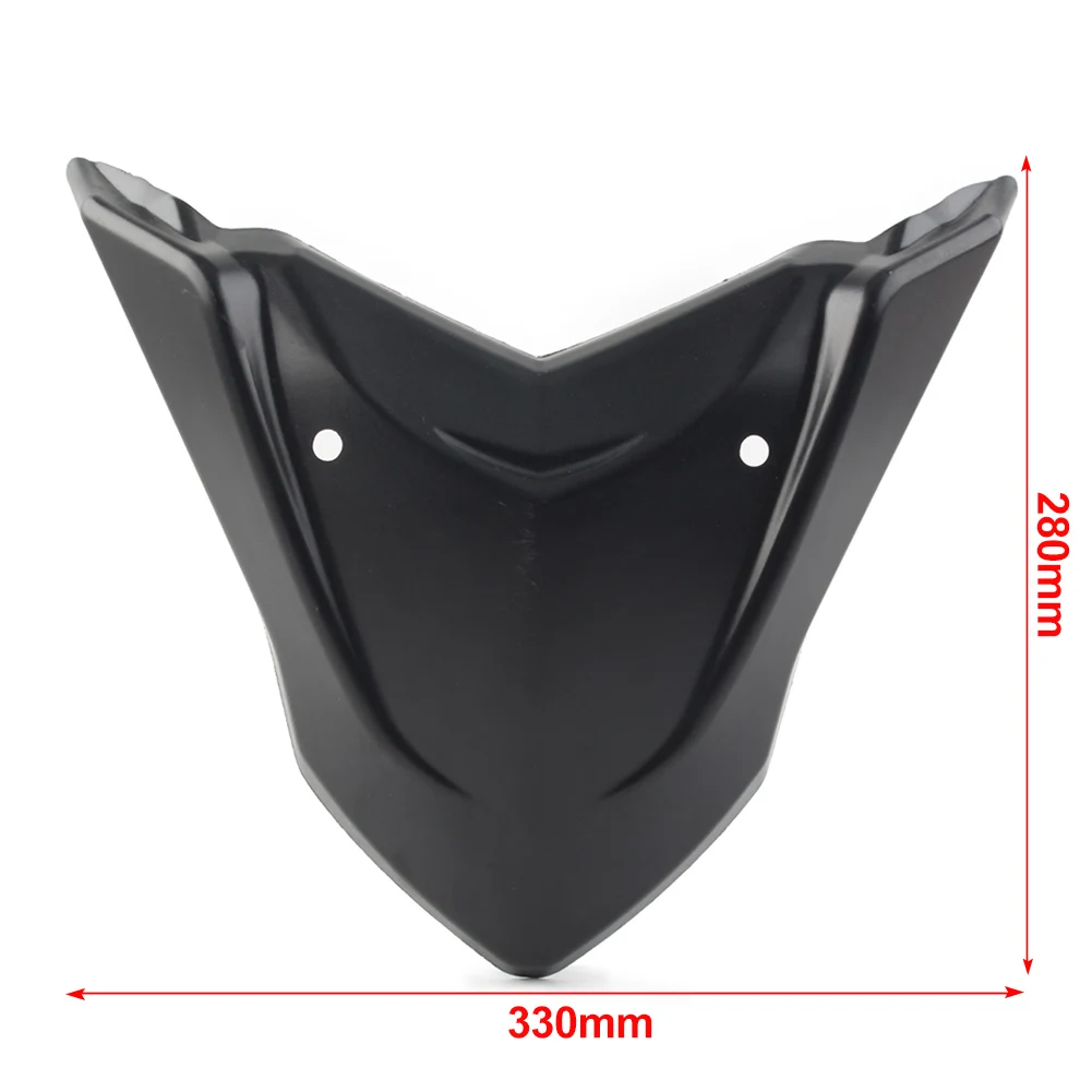 Motorcycle Front Fender Mudguard Beak Extension Cowl Cover For YAMAHA Tenere 700 XTZ700 T7 2019 2020 2021 Black