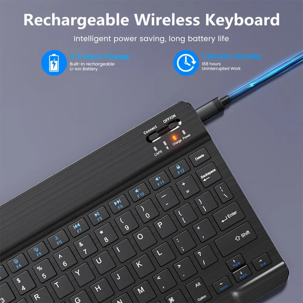 MINI Bluetooth Wireless Keyboard Mouse For 10 Inch IOS Android For iPad Air Mini Pro For Business Travel for Microsoft Surface