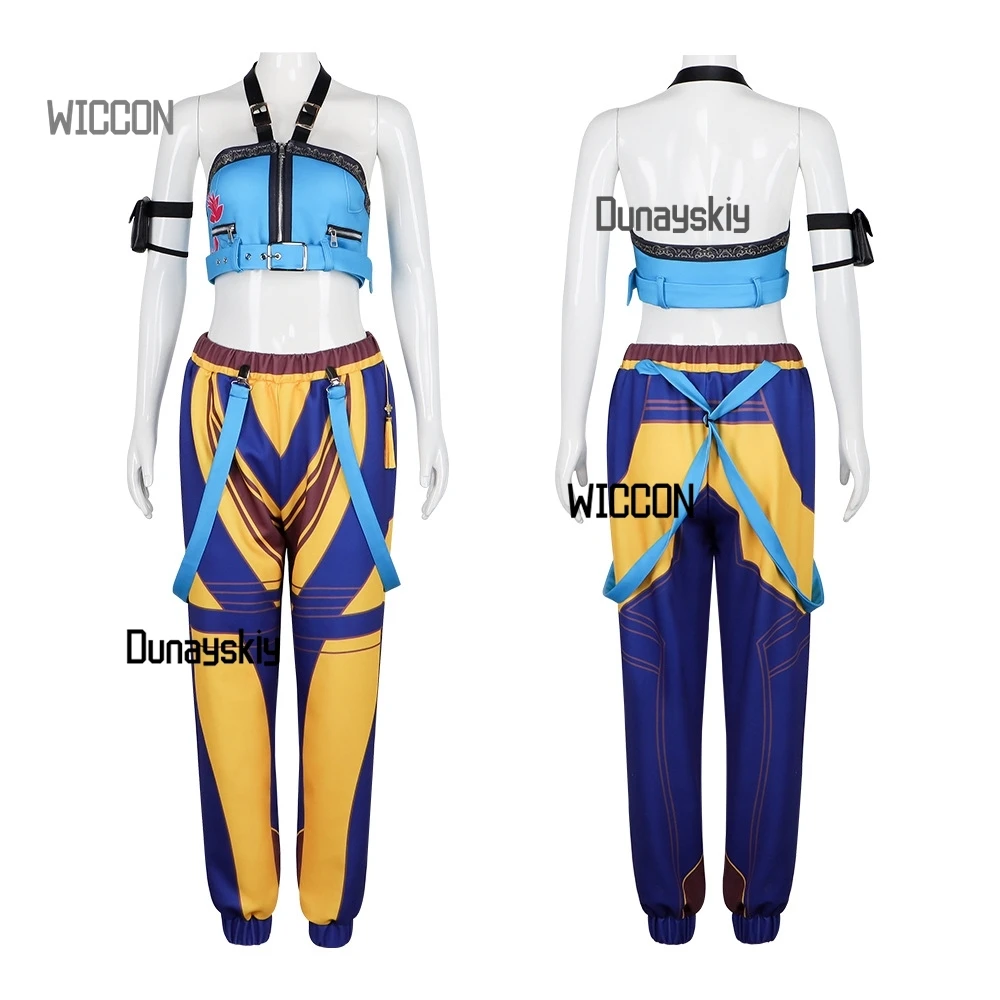 KPop Huntrix Demon Hunters Rumi Mira Zoey Cosplay Costume Zoey Mira Three Girl Gounp And Super Hero Uniform With Coloful Of Suit