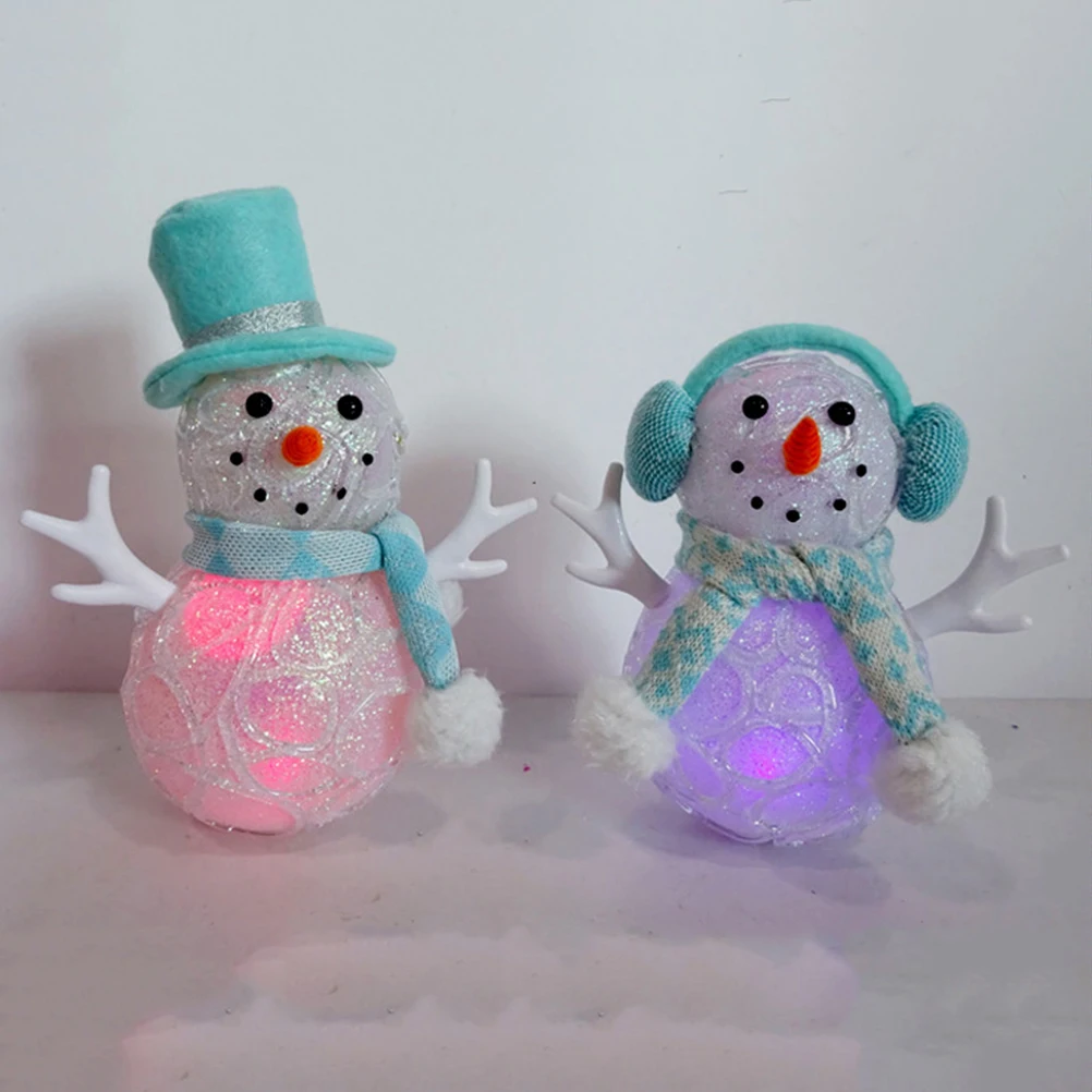 

Christmas Snowman LED for Christmas Led Light Desktop Snowman Office Baby Room Portable Mini Table Lamp Decor