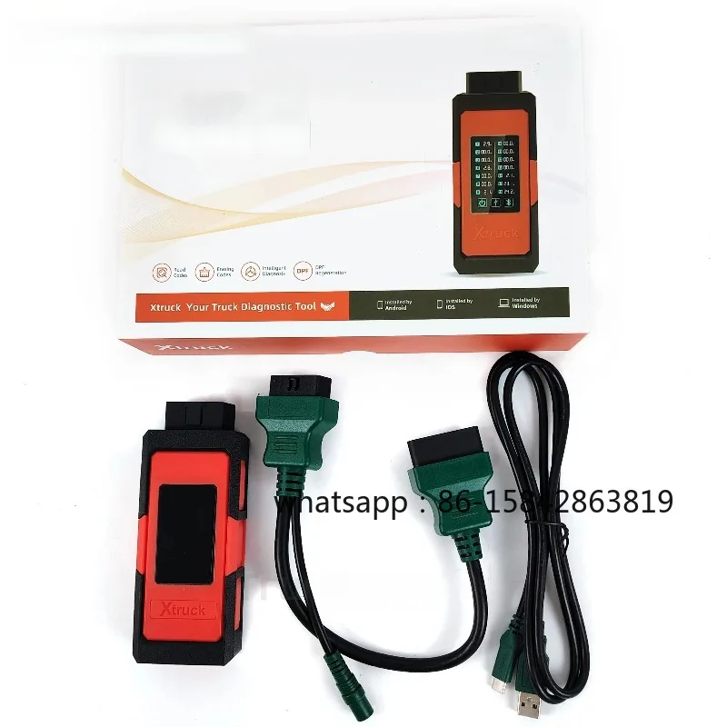 X-truck X005 plus Intelligent Diagnostic tool ECU Quick Flashing vehicle type system support SHACMAN SINOTRUCK DongFeng FAWDE