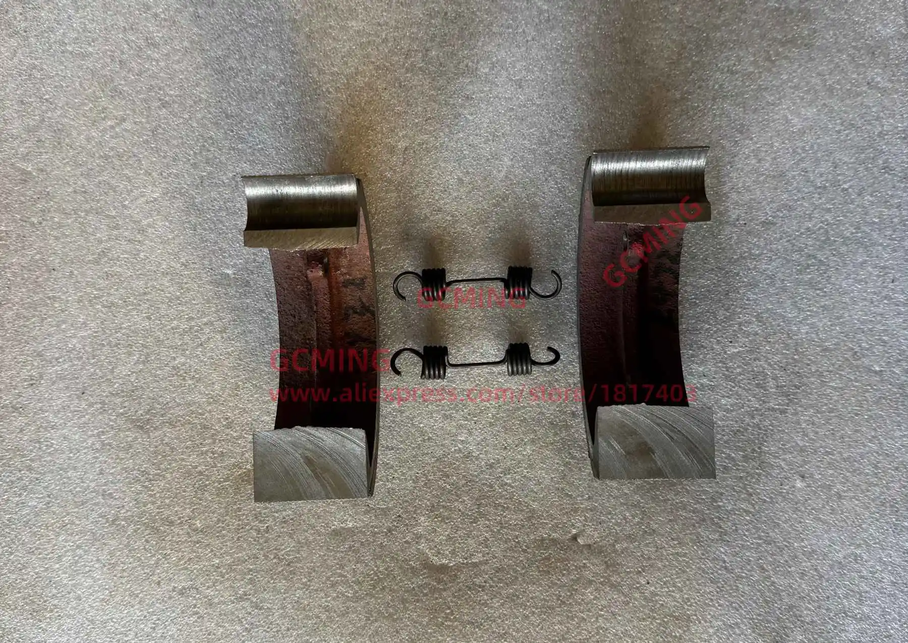 JINMA 160.43.012-1 BRAKE SHOE ASSEMBLY + 160.43.123 SPRING , JINMA / JM 18HP - 22HP Tractor Parts