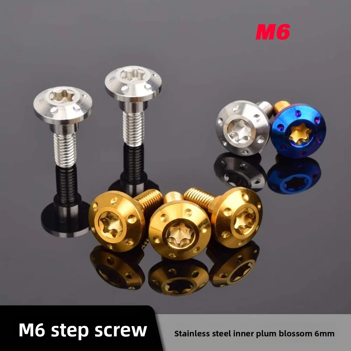 Modified Mudguard Windshield Screw M6 Step Cnc Stainless Steel