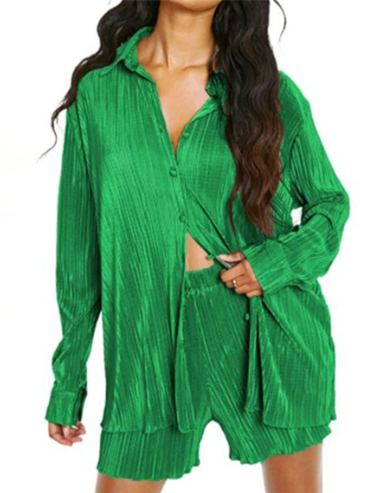 

Faionable Casual Women's irt Blouse orts Set 2-Piece Suit Summer Collection Comfortable Breathable Materials