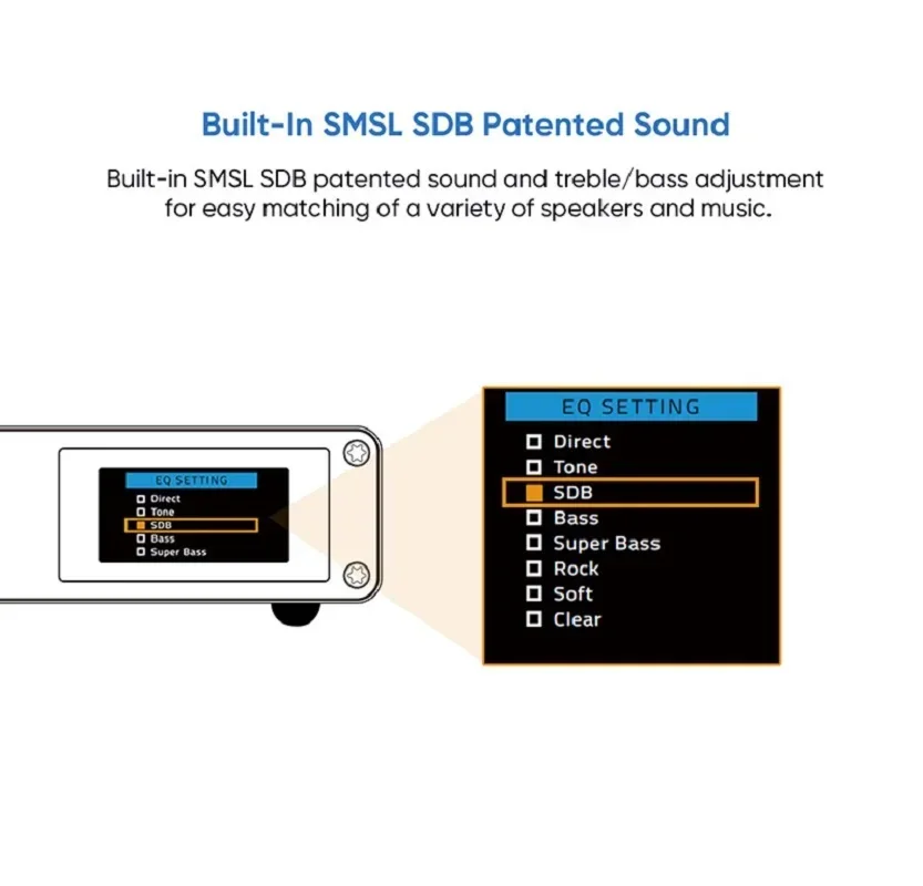 SMSL AO200 MKII HIFI Digital AMP MA5332MS Chip High Power Stereo Amplifier XLR/RCA/USB/Bluetooth 5.0 Balanced Input SDB Sound