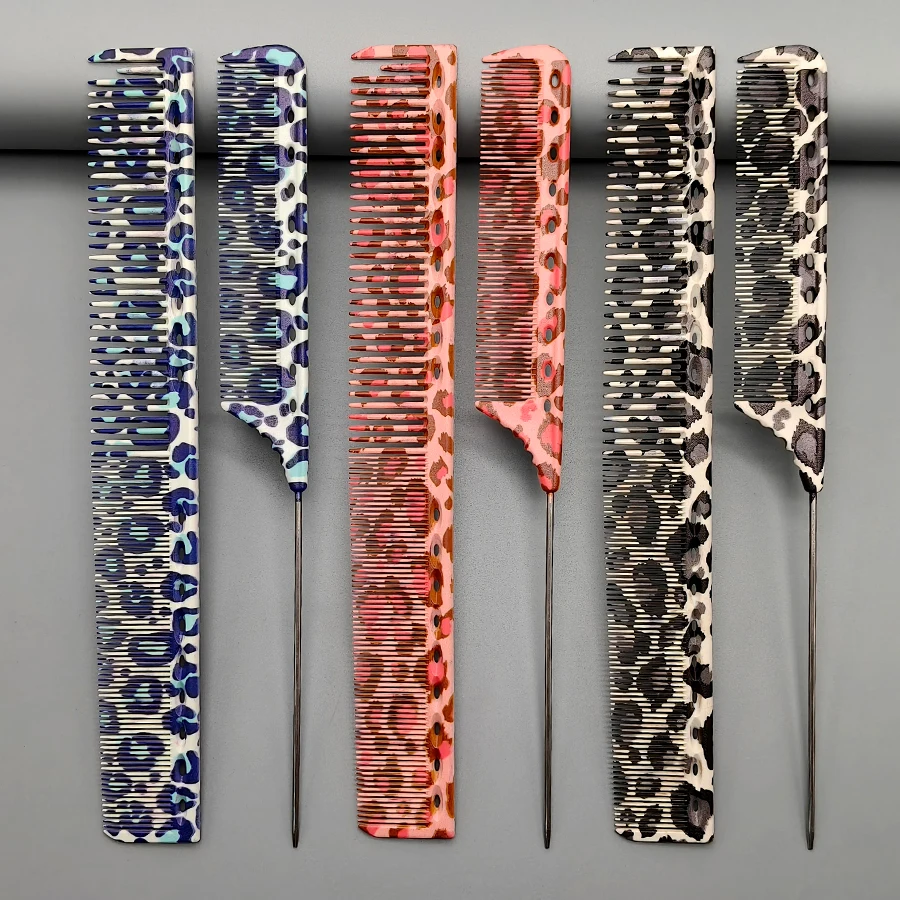 2Pcs Styling Hair Combs, Essential Combs for Hairstylists, Two-Piece Set of Salon-Specific Hair Cutting Combs, Pointed Tail Comb, Hair Combs for Men and Women