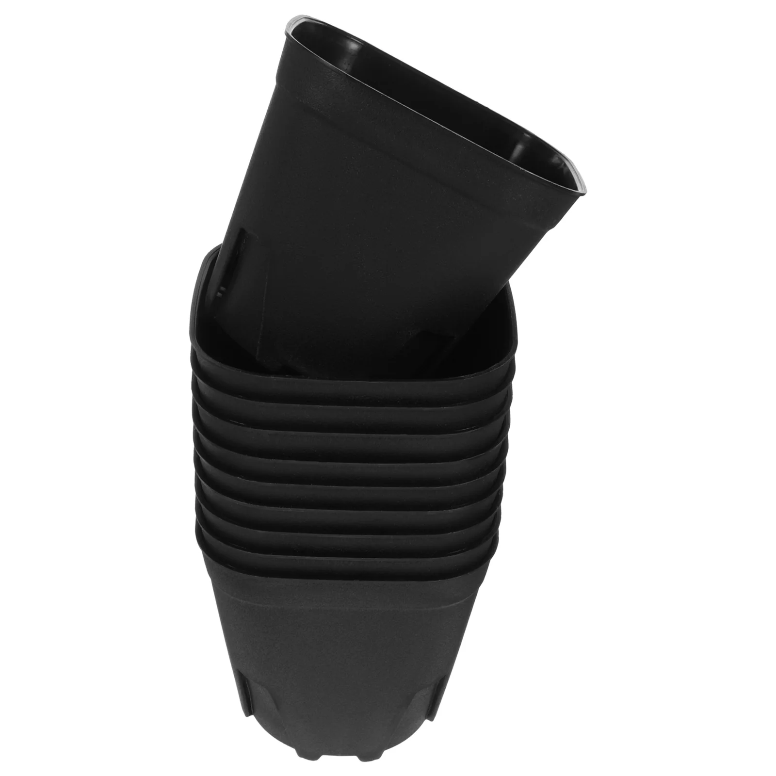 

10Pcs Plastic Nursery Pots Durable Square Succulent Planter for Seedlings Garden Flower Plant Supplies Nursery Pots