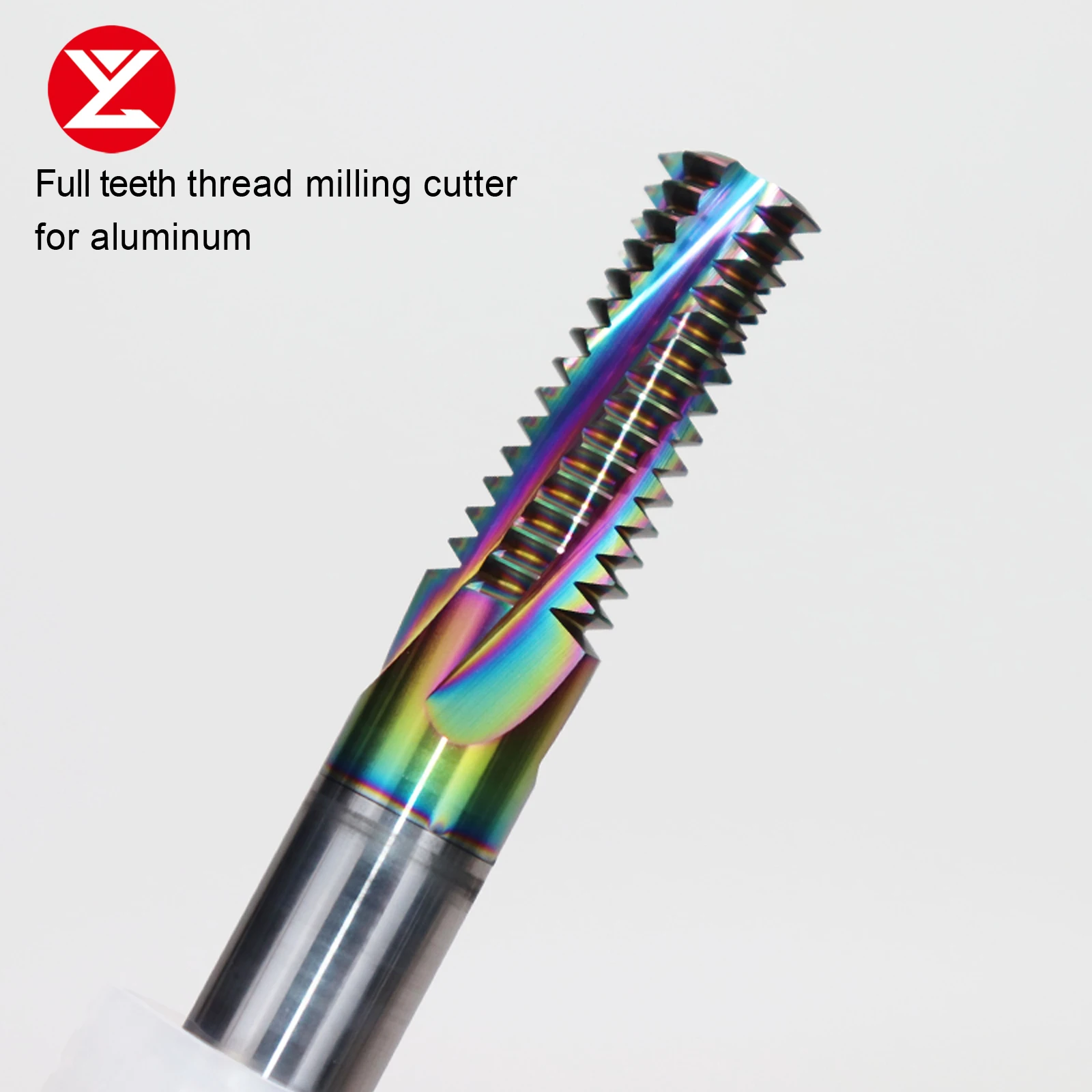 CNC Solid Carbide Full Thread Milling Cutter For Aluminum DLC coat M1.6 M2 M2.5 M3 M4 M5 M8 M10 M12 M14 M16 Tungsten Steel Tools