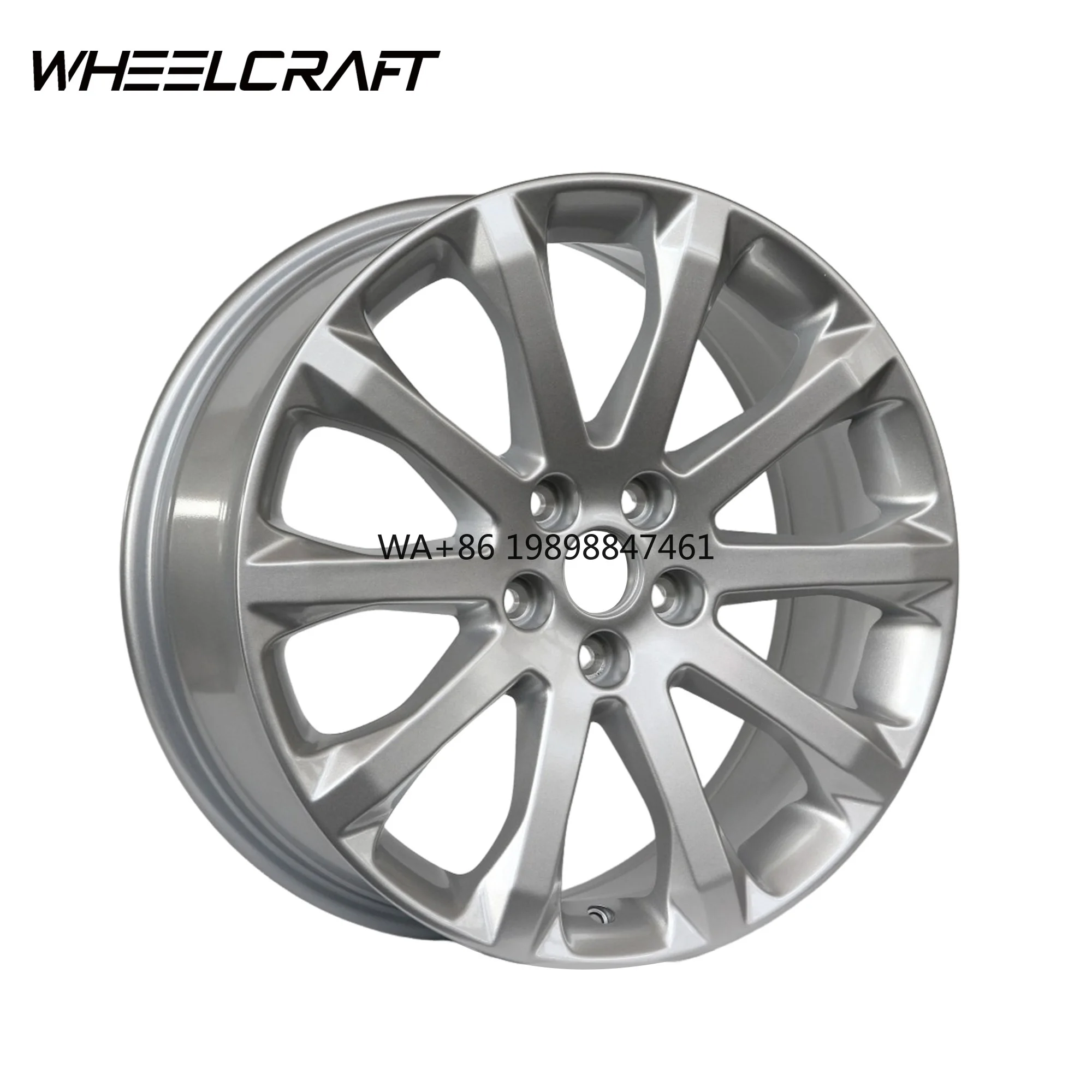 

Wholesale WHEELCRAFT 18inch New Car Wheel Rims 5 Hole Spinning Silver Finish for Tiggo 2013