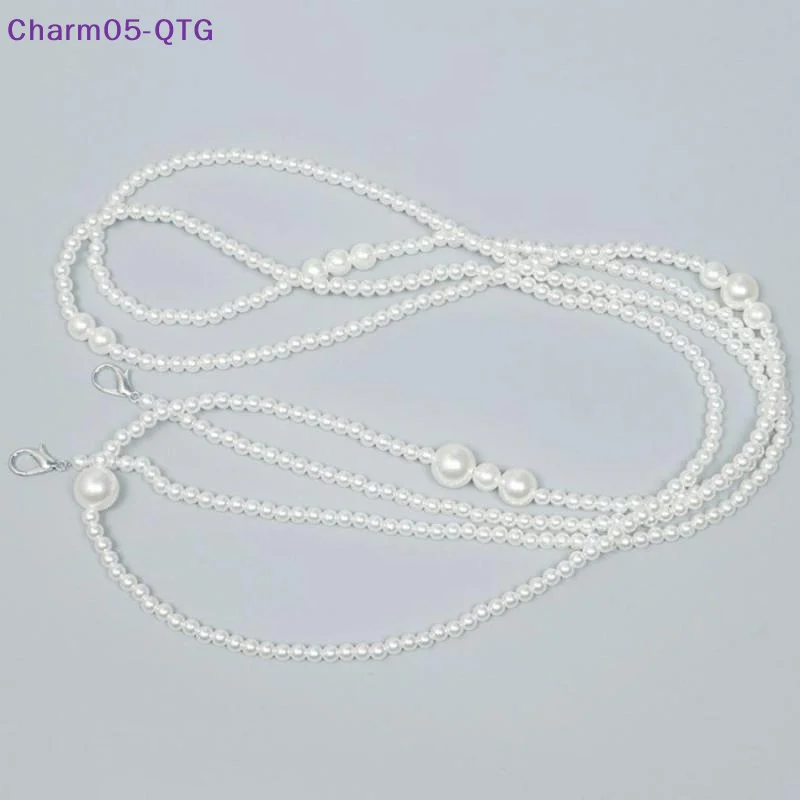 New Fashion Imitation Pearl Waist Chain Women With Dress Sub Sweater Multi-layer Pearl Waist Chain Women's Simple Body Chain