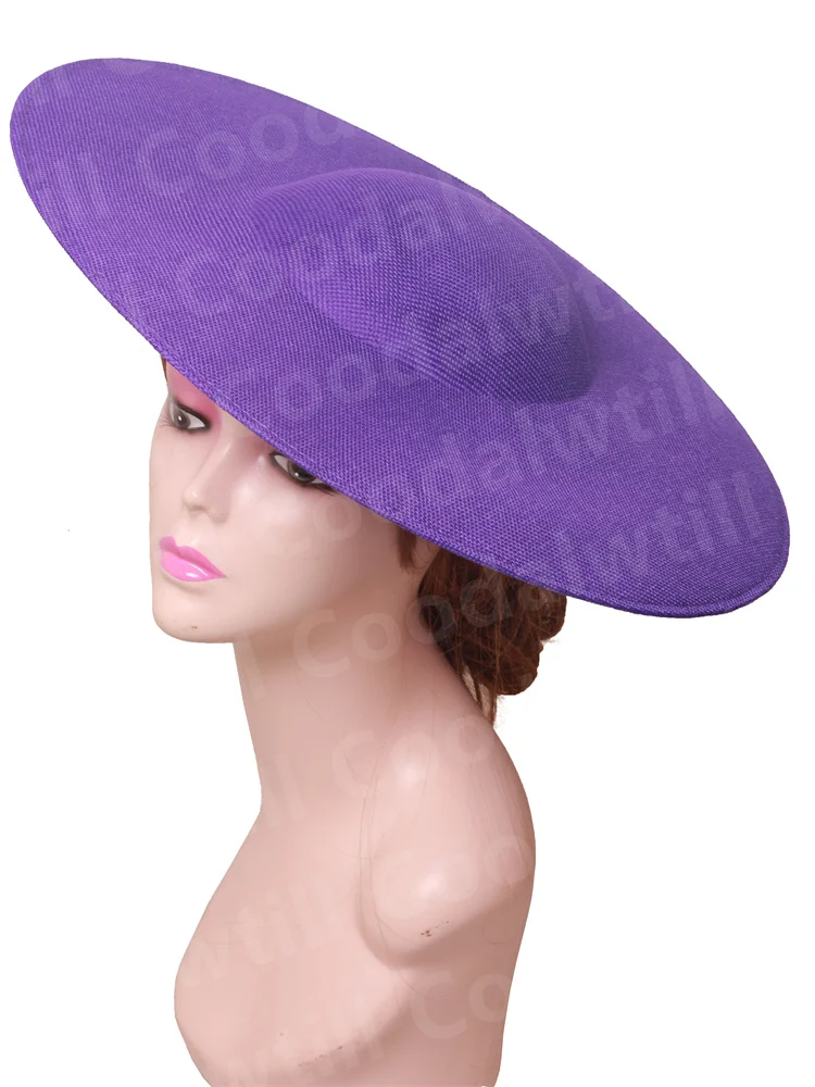 

3Pcs/Lot 40CM Big Fascinators Base DIY Hair Accessories Hat Women Wedding Headpiece Ladies Royal Ascot Maillinery Cap Supplies