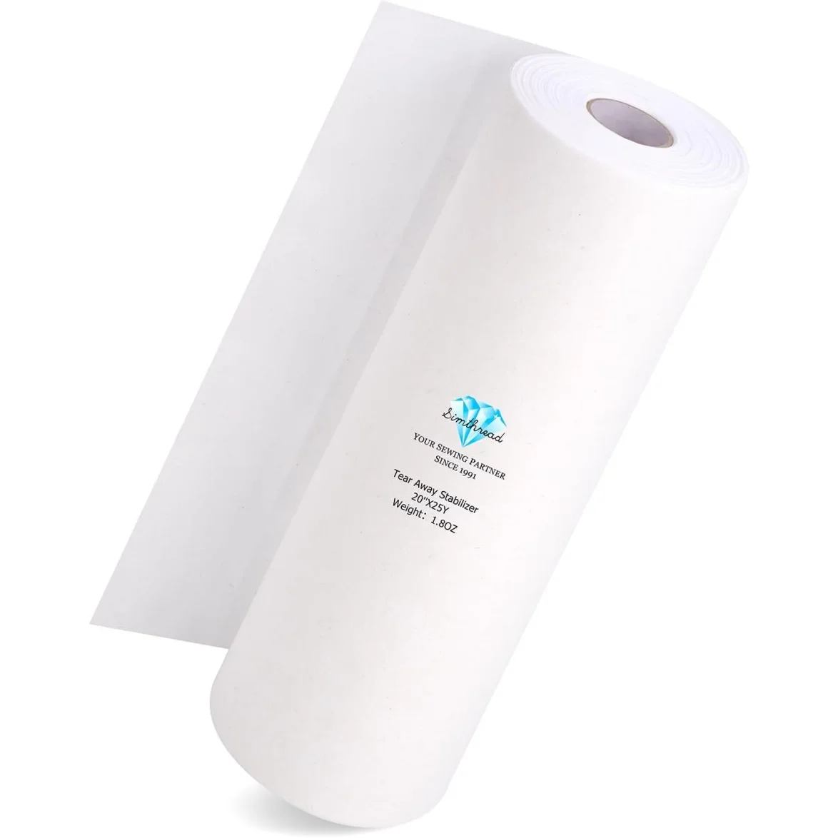 Simthread Tear Away Borduurstabilisator Backing - 1,8 Ounces Medium Gewicht voor Machineborduurwerk