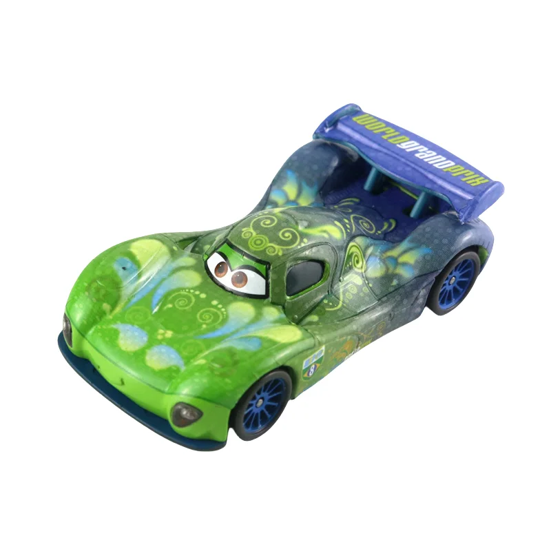 Autospielzeug Lightning McQueen Jackson Storm Der König Mater Rennwagen 1 Druckguss-Metall-Legierungsmodell Peripherieautos Geburtstagsgeschenke