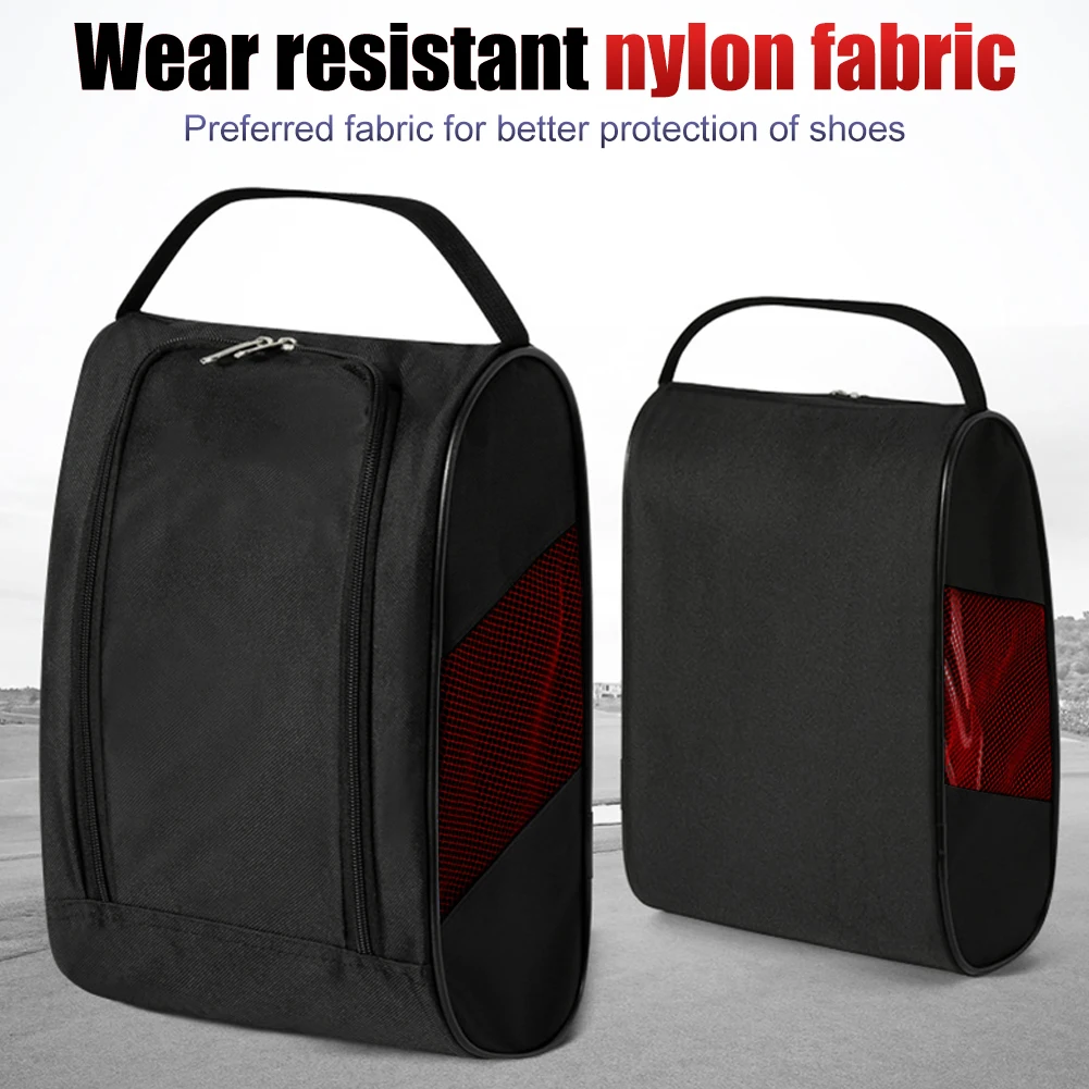 

Unisex Travel Shoes Holder Bag Portable Lightweight Golf Shoe Handbag Waterproof Handheld Shoes Bag for Outdoor Golfing Sports