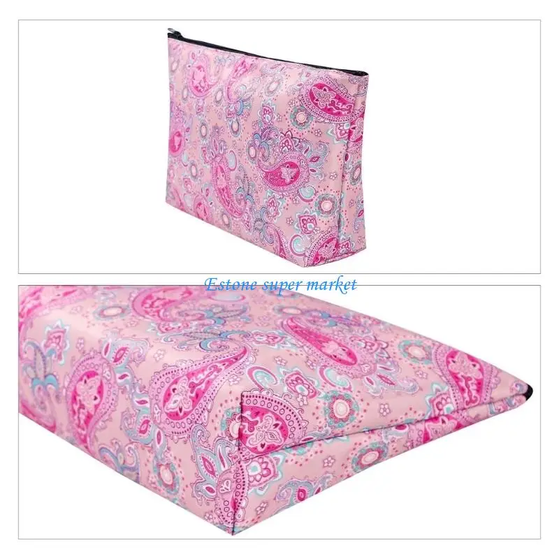 090B Portable Mahjong Tool Storage Bag Large Compartments Canvas Fabric Mahjong Organiser Pouches For Hobbyist and Collector