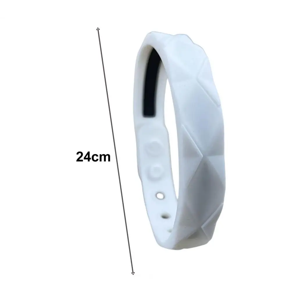 Sugar Regulator Bangle 6-Hole Wrist Strap Pain Relief Silica Gel Anti-static Bracelet Negative Ion Wristband Unisex Accessories image 6