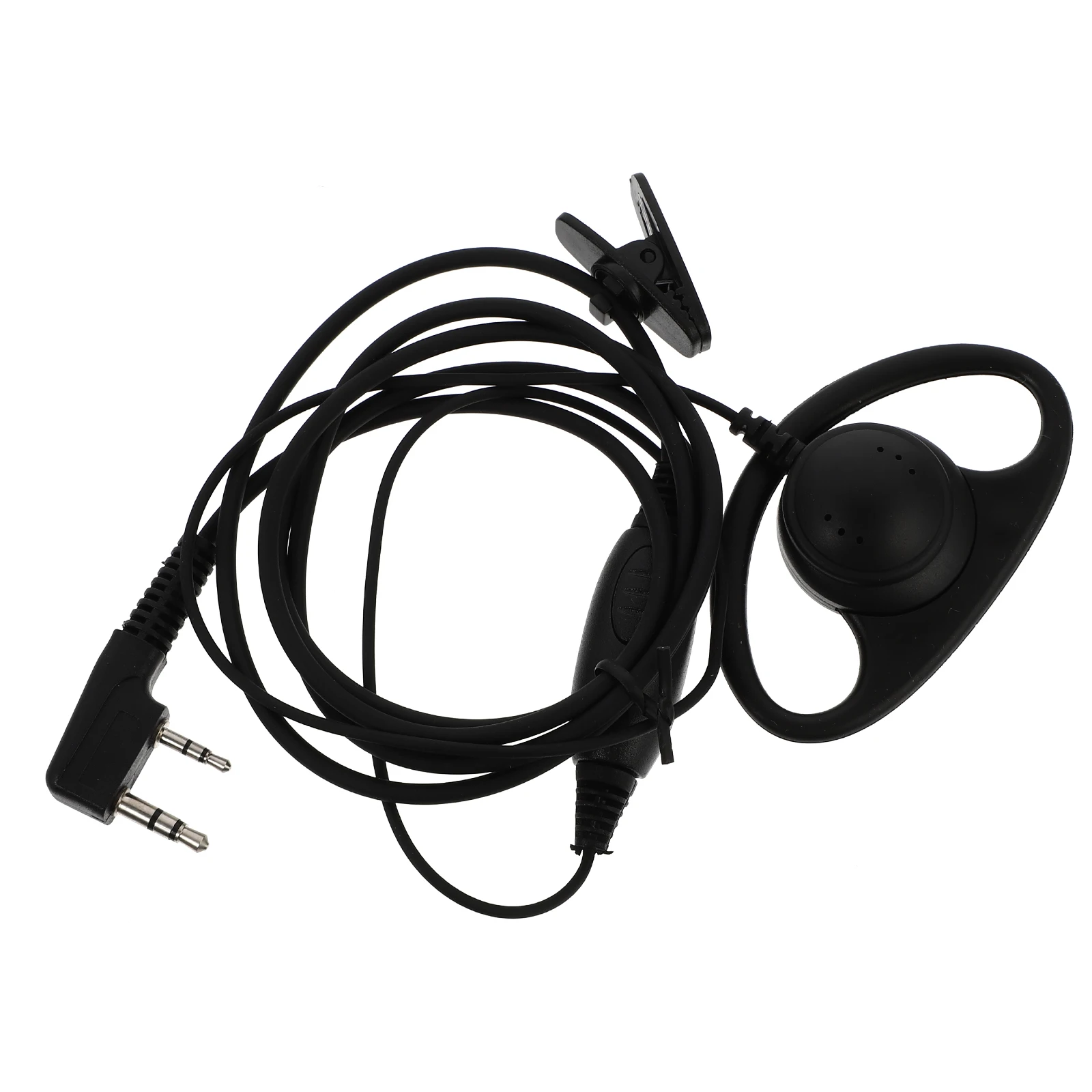 

1pc Walkie Talkies Earpieces D-Type Ear-Hook Intercom Headset Radio Headphone For Security Hotel Warehouse Supermarket Mountain