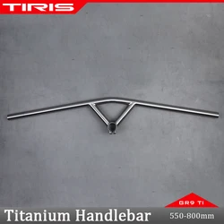 TIRIS-CB6 Titanium Integrated Handlebar and Stem for MTB Bike, Bicycle Accessories, 550-800mm