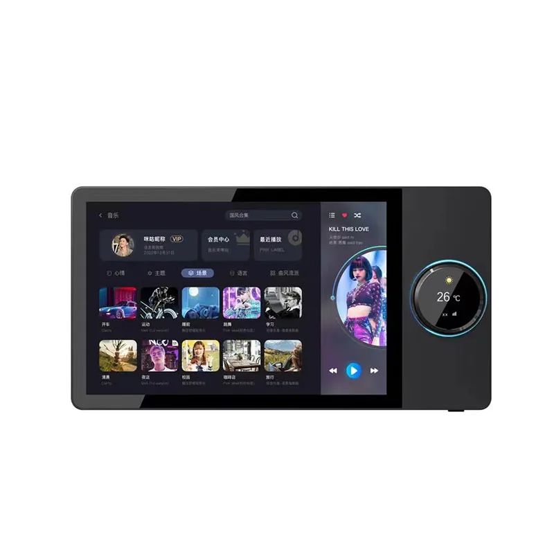 

Doodle intelligent 10-inch knob background music host gateway voice control F10E central control screen