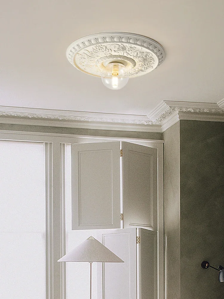 French retro ceiling lamp, bedroom corridor, aisle, restaurant entrance, balcony, light luxury lamp