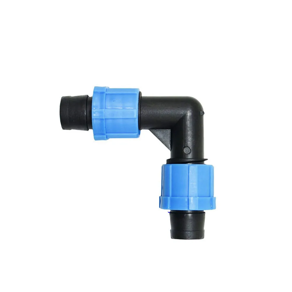 16mm Micro Irrigation Drip Tape Connectors Tee Repair Elbow End Plug Tap Fittings Locked Hose Joints Greenhouse Coupler