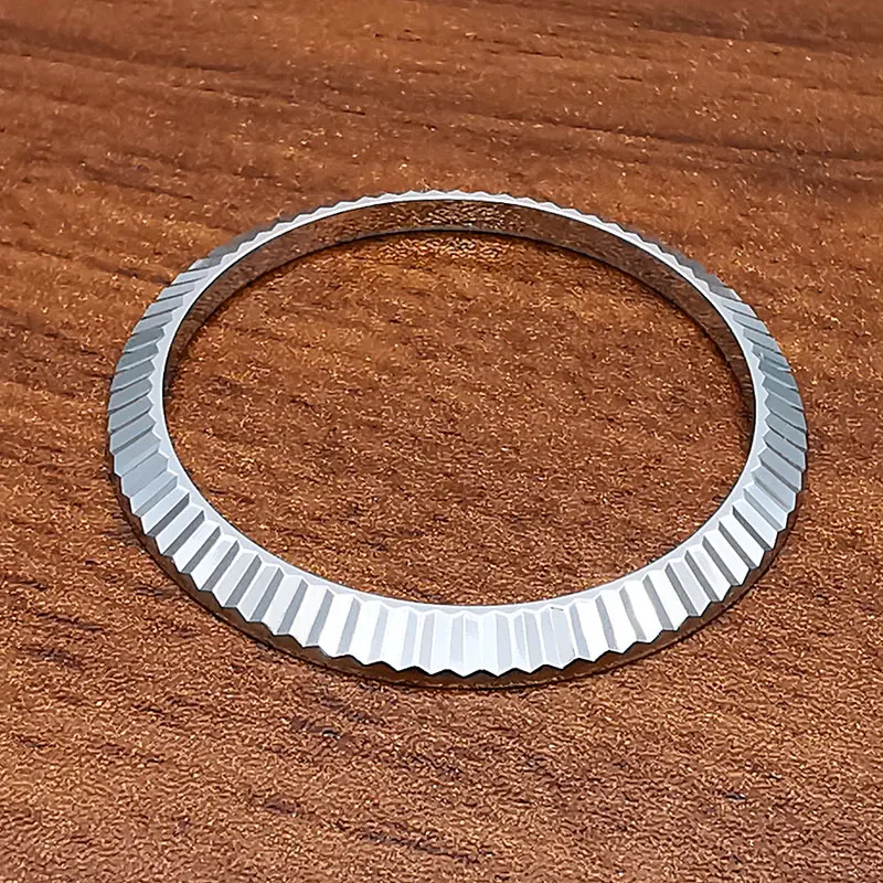 Good Quality white gold plated Watch Bezel For RLX 41mm Datejust 126334, Watch Replace Parts.