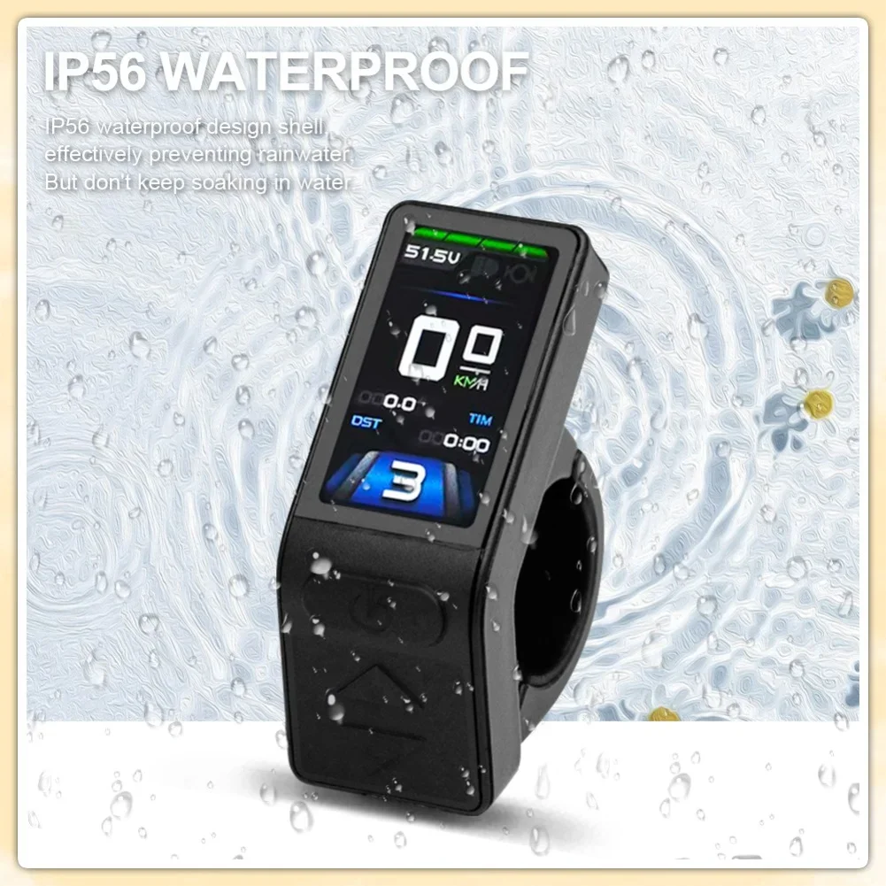 

Electric Bicycle LCD Instrument Panel Electric Bicycle Display Screen 5-pin SM/Waterproof Connector For Electric Bicycle Access