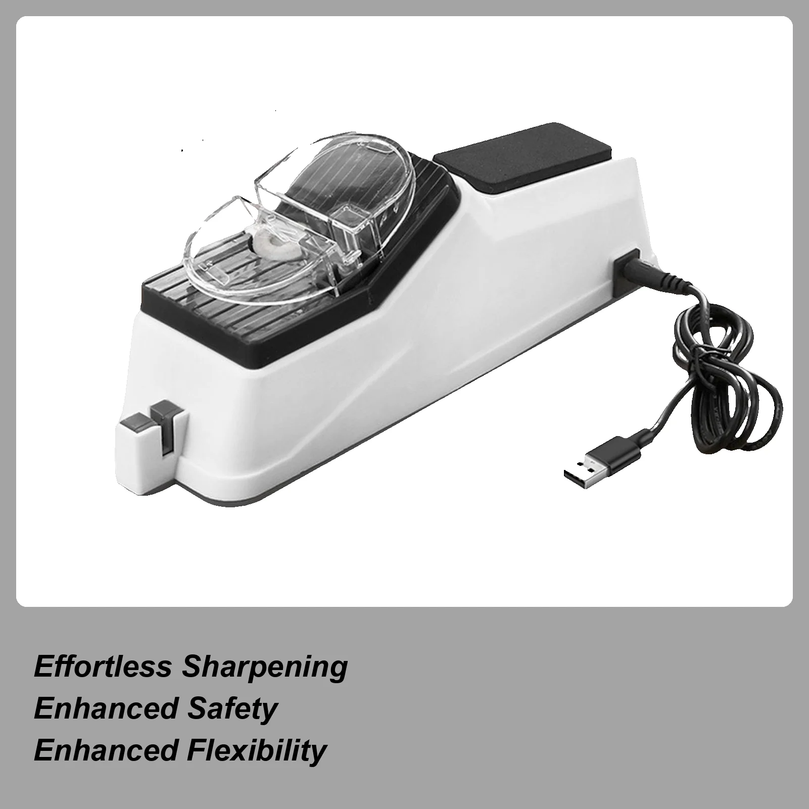 Kitchen Electric Knife Sharpener Electric Multifunctional Automatic Knife Sharpener Polishing Kitchen Tools for Quick Sharpening