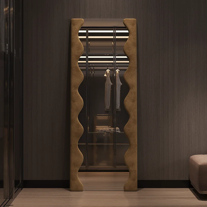 

Зеркало в рамке для еженормации, элитное современное европейское эстетическое зеркало, роскошное минималистское зеркало Spiegel Wand, украшения для гостиной