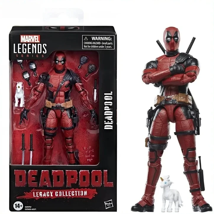 Deadpool X-Men Legend Series Figur Wade Winston Wilson Figuren mit Beweglichen Gelenken Modelle Actionfigur Sammlerstück Deko-Spielzeug