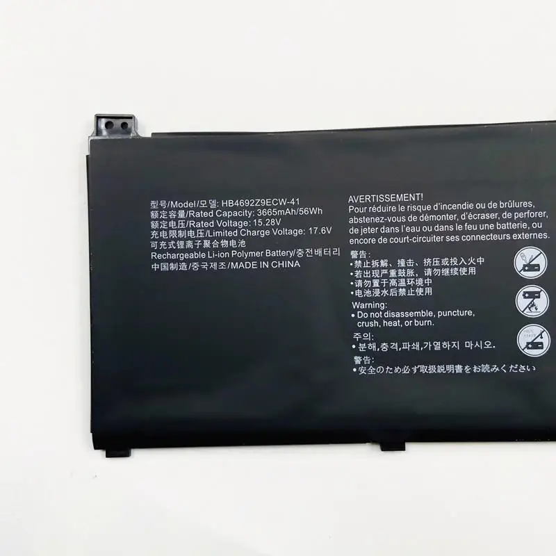 15.28V 3665mAh 56Wh Battery HB469229ECW-41 HB4692Z9ECW-41 Charge for 4ICP5/62/81 D 14-53010TVS