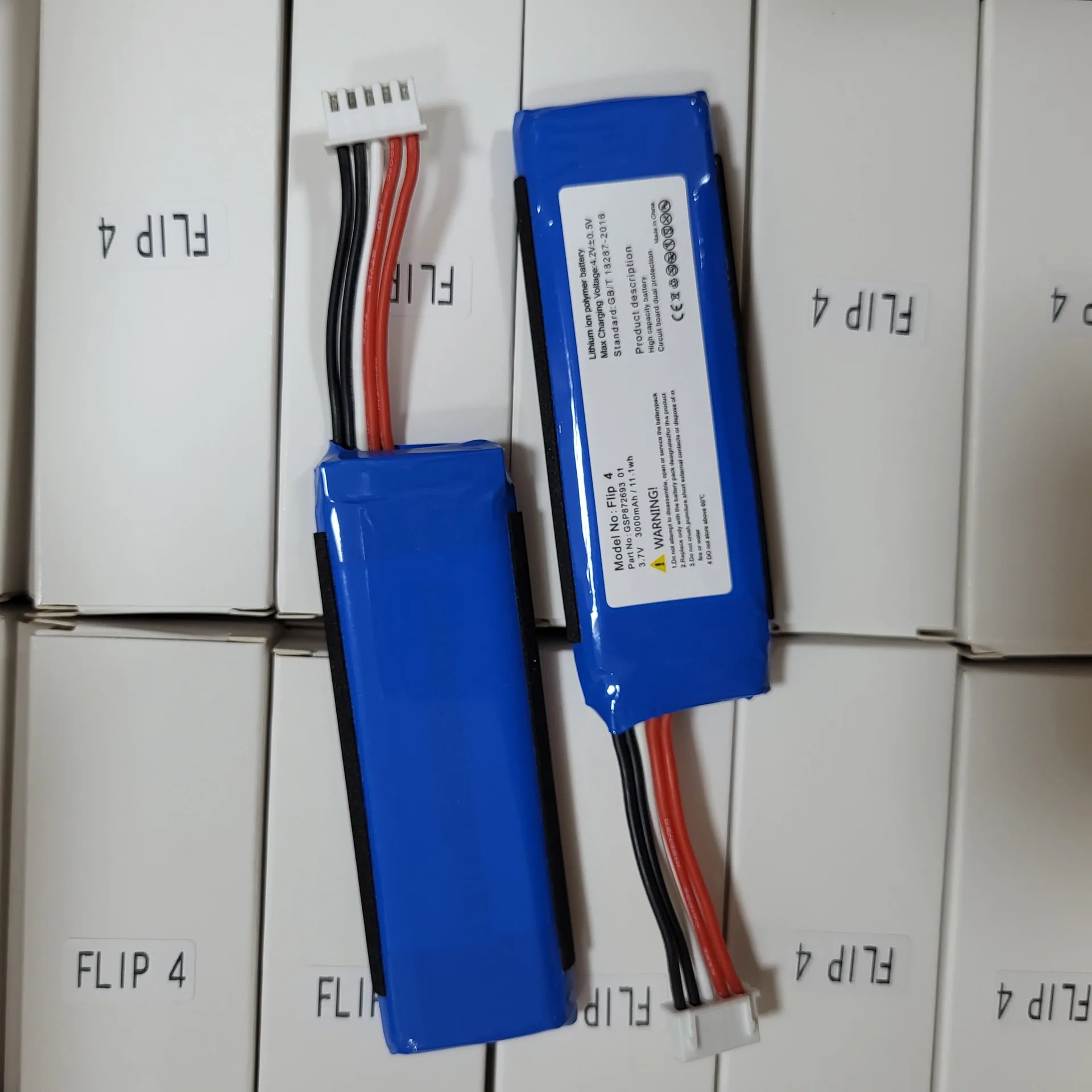 3.7v 3000mAh Battery for JBL Flip 4 Rechargeable Battery GSP872693 01 for JBL Speaker Flip 4 Bateria view 6