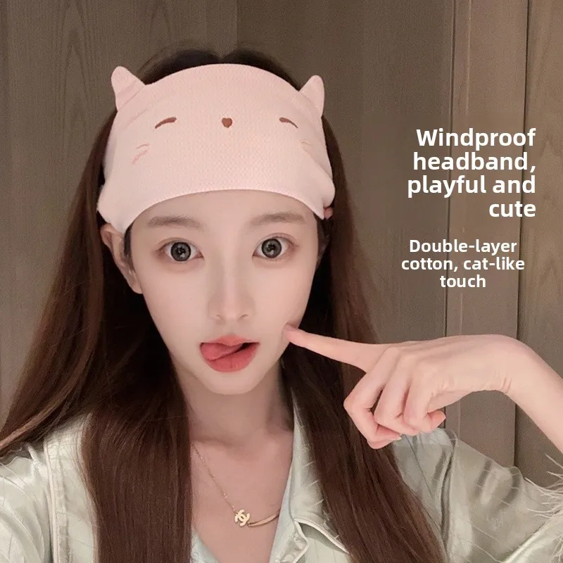 

Summer Thin Headband Women's Materni Forehead Protector Windproof Air Conditioned Room Postpartum Spring Autumn Cap