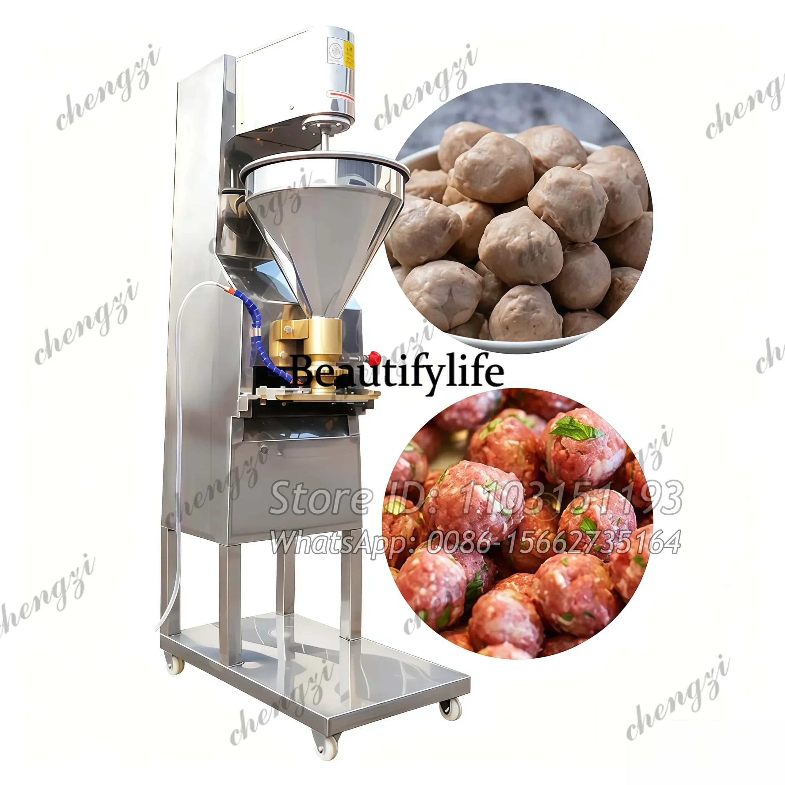 Vertical Max 6cm Diameter Big Meatball Former Beef Ball Maker Chicken Shrimp Fish Ball Form Machine Meat Ball Forming Machine