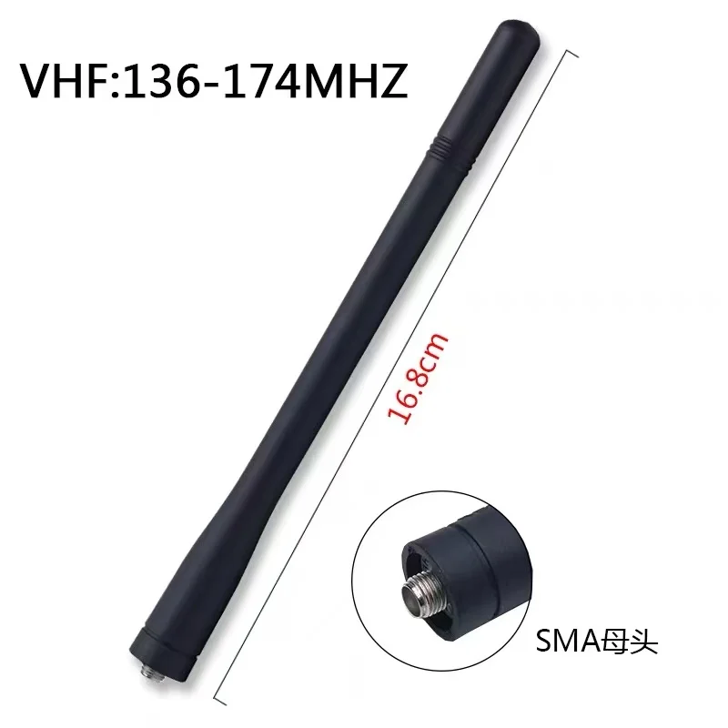 10x Long VHF 136-174Mhz Whip Sma Female Antenna for Kenwood TK2207G TK2207 TK2107 TK2307 TK2317 etc Walkie Takie